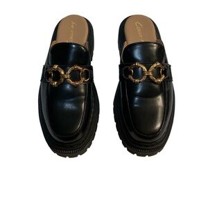 Circus by Sam Edelman Elena Black/Gold Mules